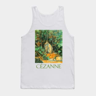 In the Park Chateau Noir by Paul Cezanne Tank Top